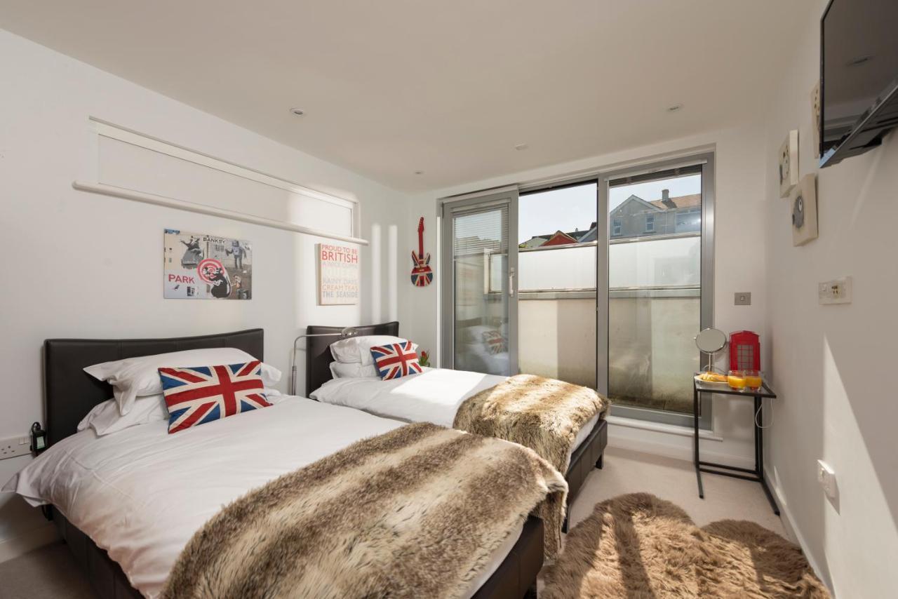 Fistral Beach Penthouse, Newquay Crantock Ngoại thất bức ảnh