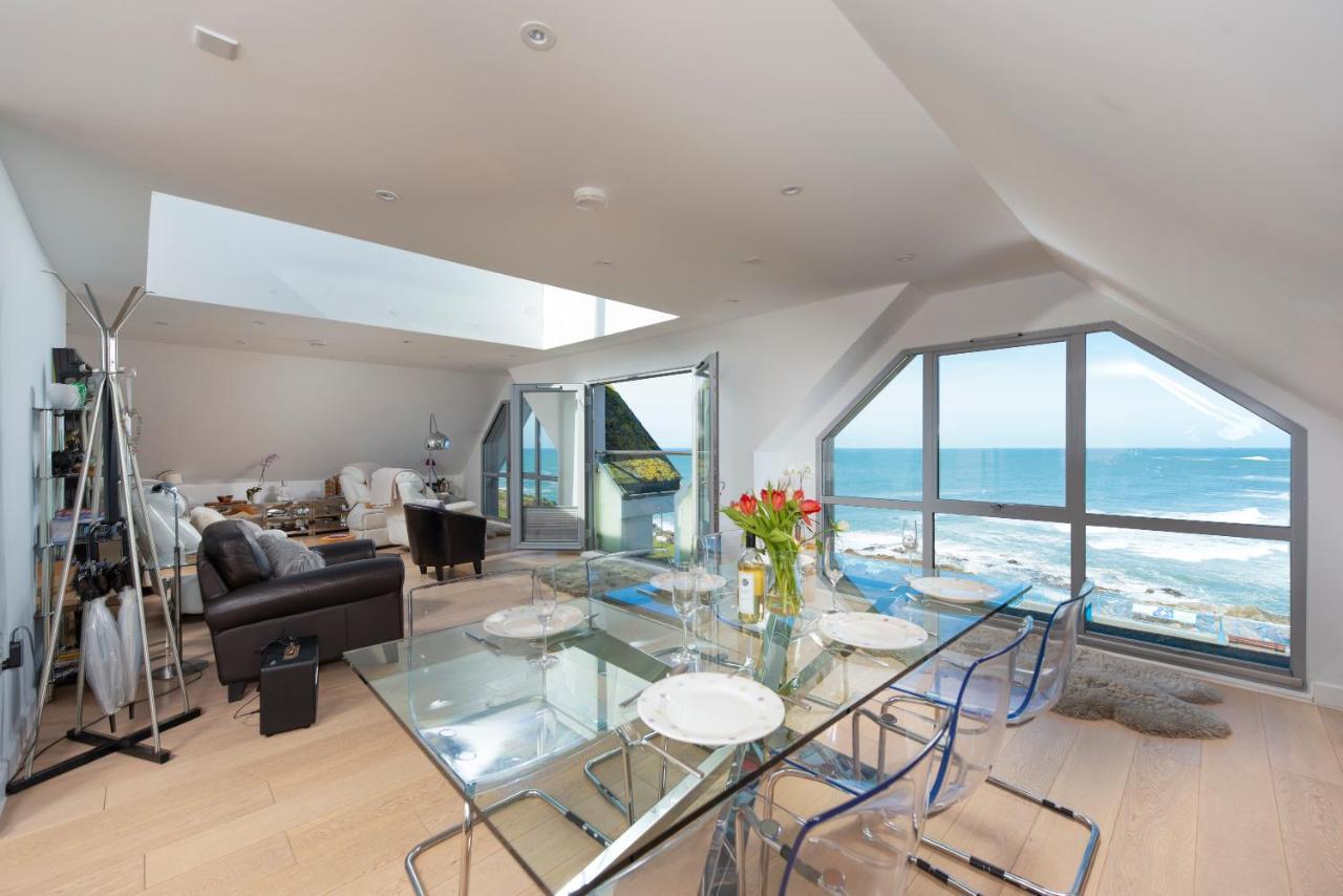 Fistral Beach Penthouse, Newquay Crantock Ngoại thất bức ảnh