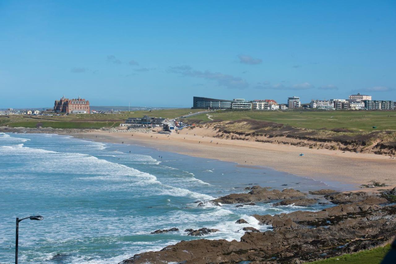Fistral Beach Penthouse, Newquay Crantock Ngoại thất bức ảnh