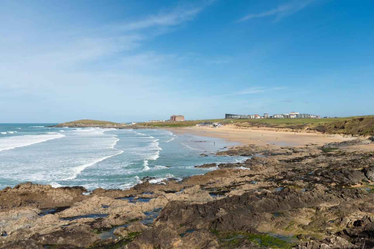 Fistral Beach Penthouse, Newquay Crantock Ngoại thất bức ảnh