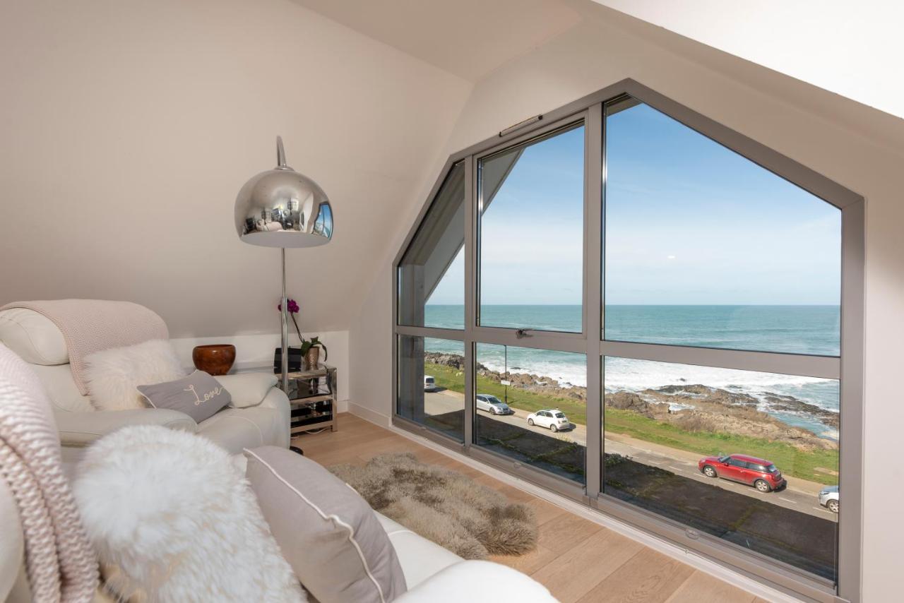 Fistral Beach Penthouse, Newquay Crantock Ngoại thất bức ảnh