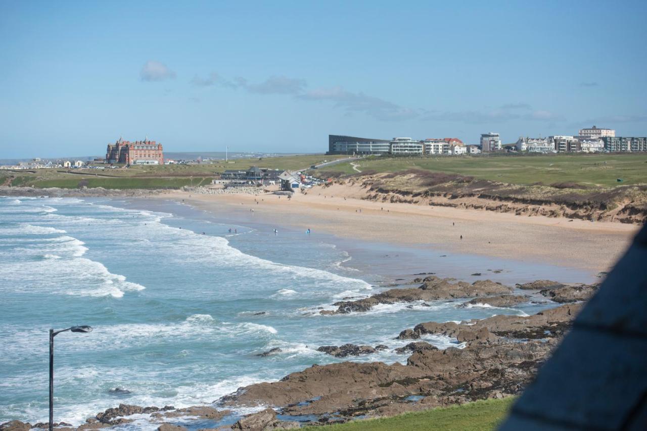 Fistral Beach Penthouse, Newquay Crantock Ngoại thất bức ảnh
