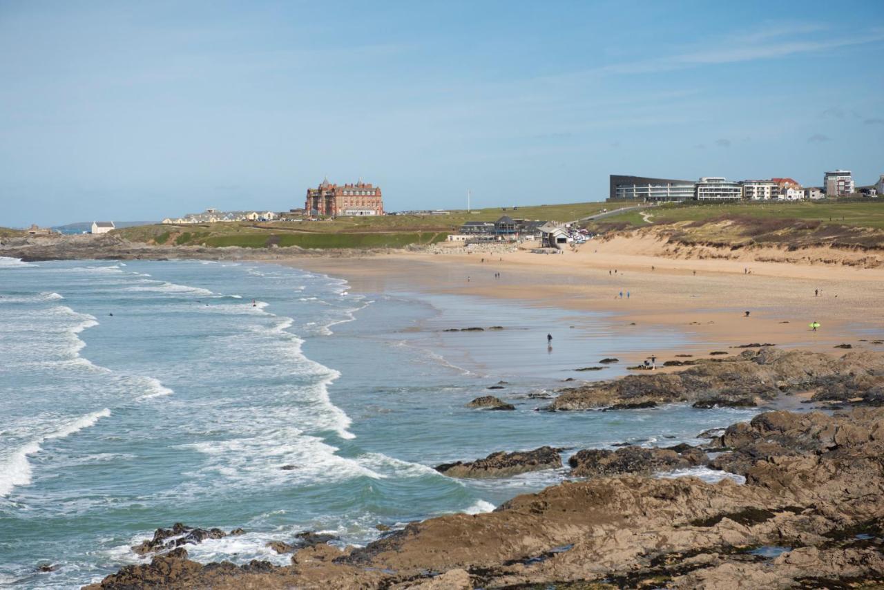 Fistral Beach Penthouse, Newquay Crantock Ngoại thất bức ảnh