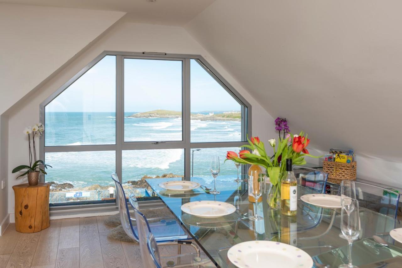 Fistral Beach Penthouse, Newquay Crantock Ngoại thất bức ảnh