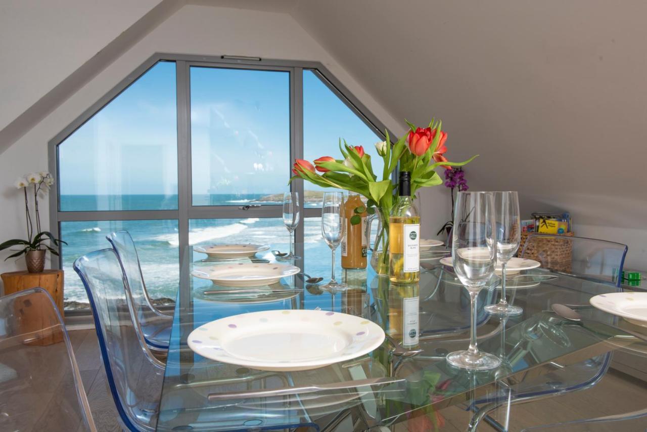 Fistral Beach Penthouse, Newquay Crantock Ngoại thất bức ảnh